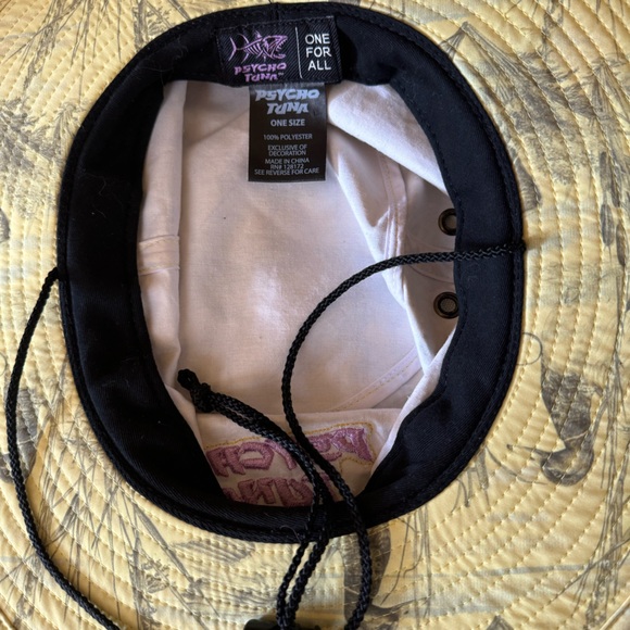 Psycho Tuna Booney Yellow Ducks Bucket Wide Brim Hat One Size - Picture 4 of 5